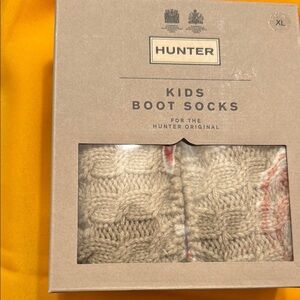 Hunter Kids Boot Socks - Beige